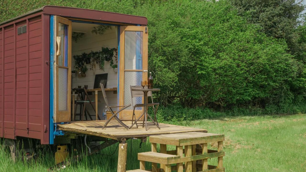 Quirky Vintage Horsebox Conversion With Stunning Views Of Ardingly Reservoir Balcombe Exterior foto
